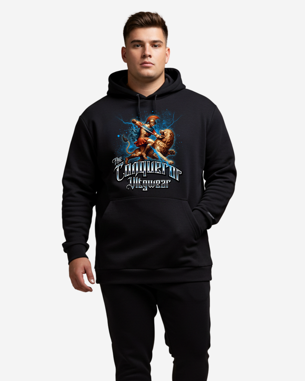 Conqueror Men's Oversized Hoodie