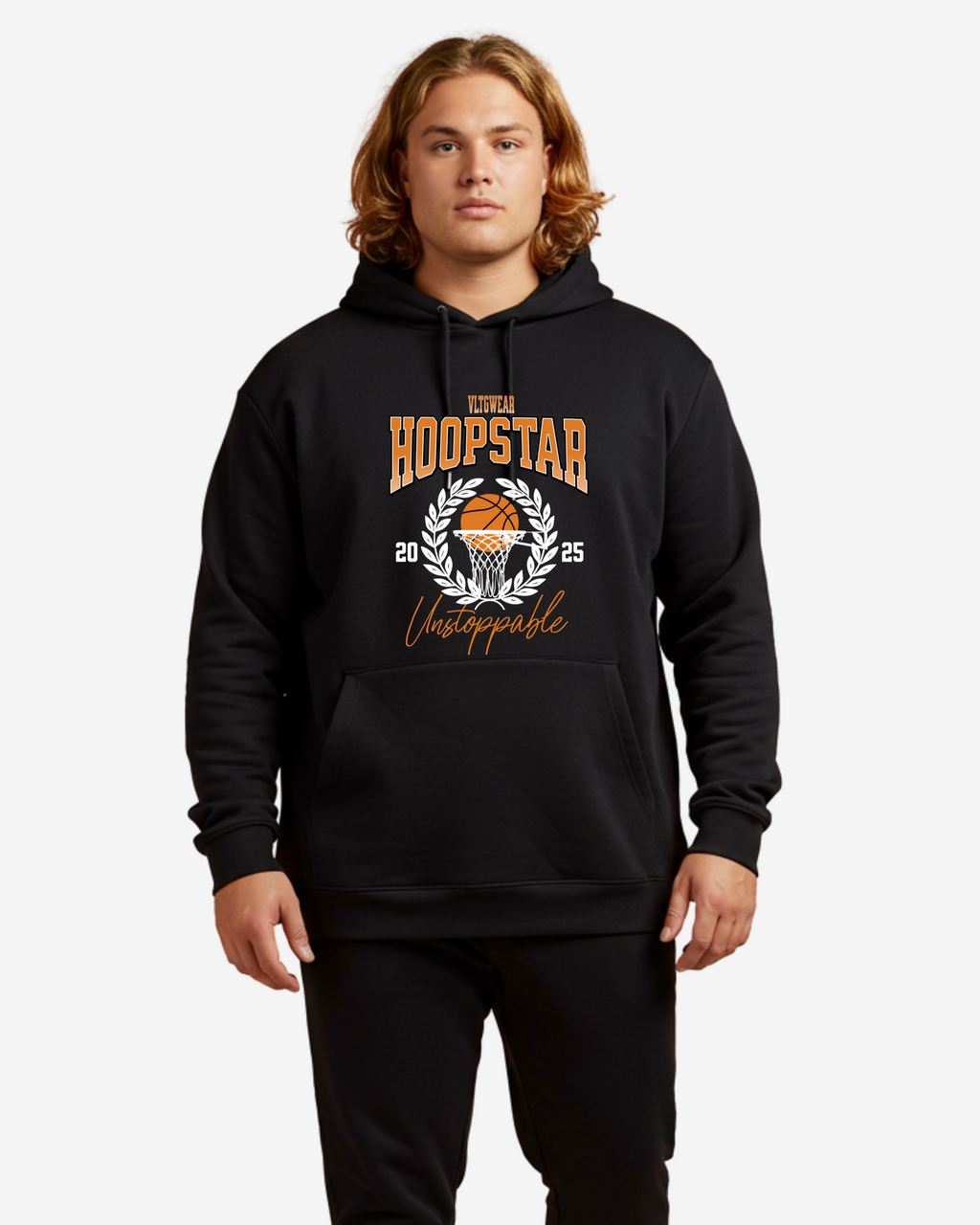 Basketball Sports Game Men's Oversized Hoodie