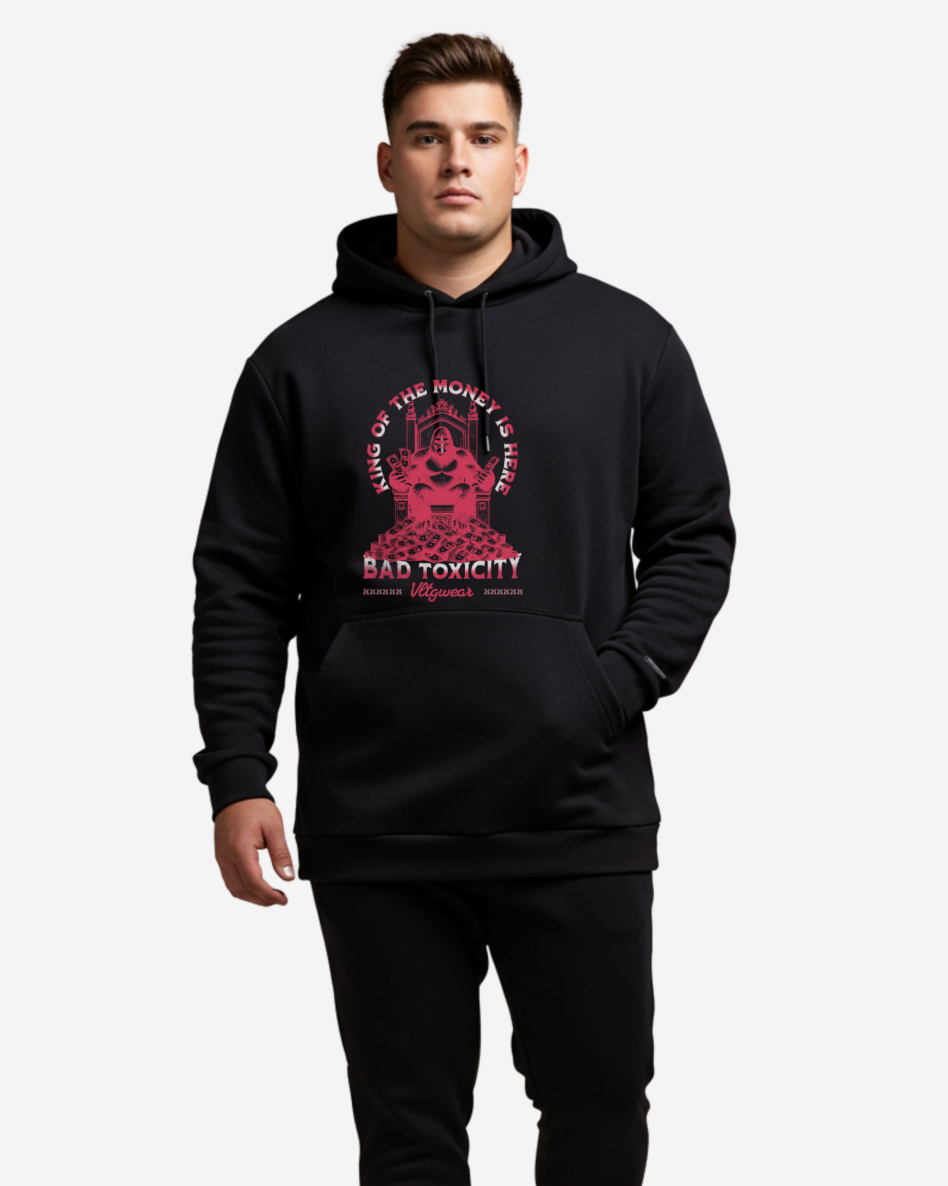Bad Toxicity Men's Oversized Hoodie