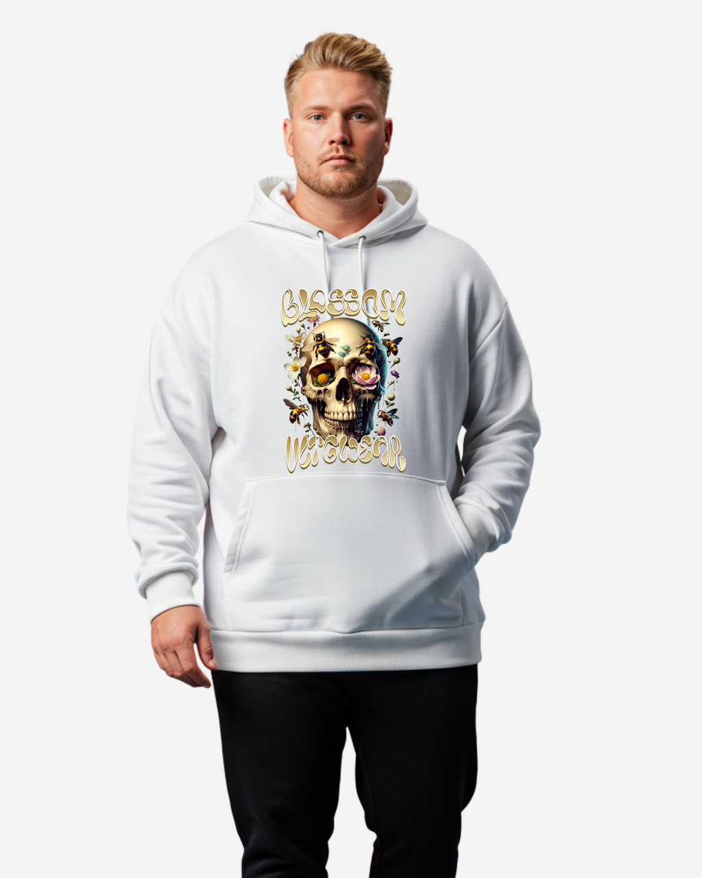 Blossom Men's Oversized Hoodie