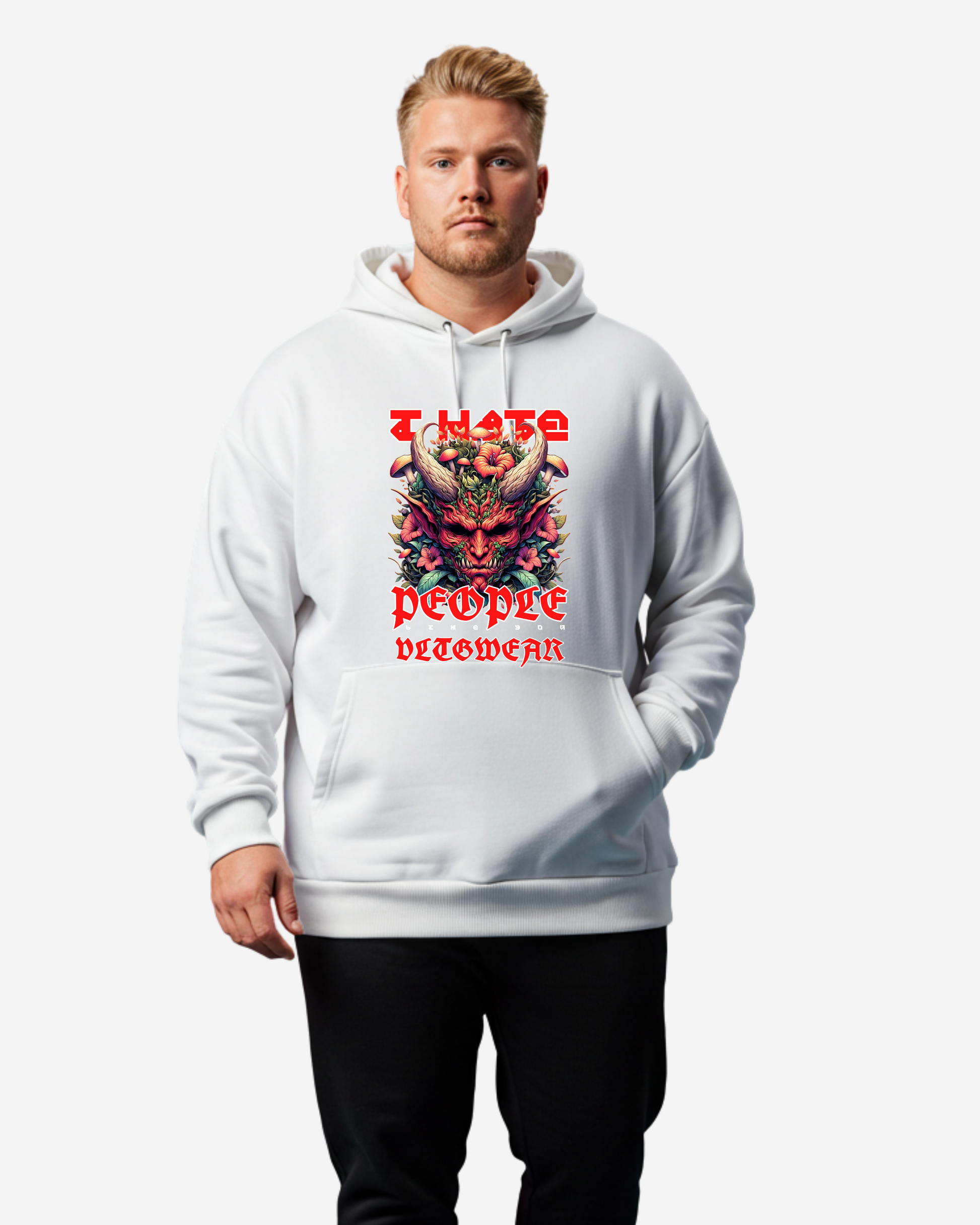 I Hate People Like You Men's Oversized Hoodie