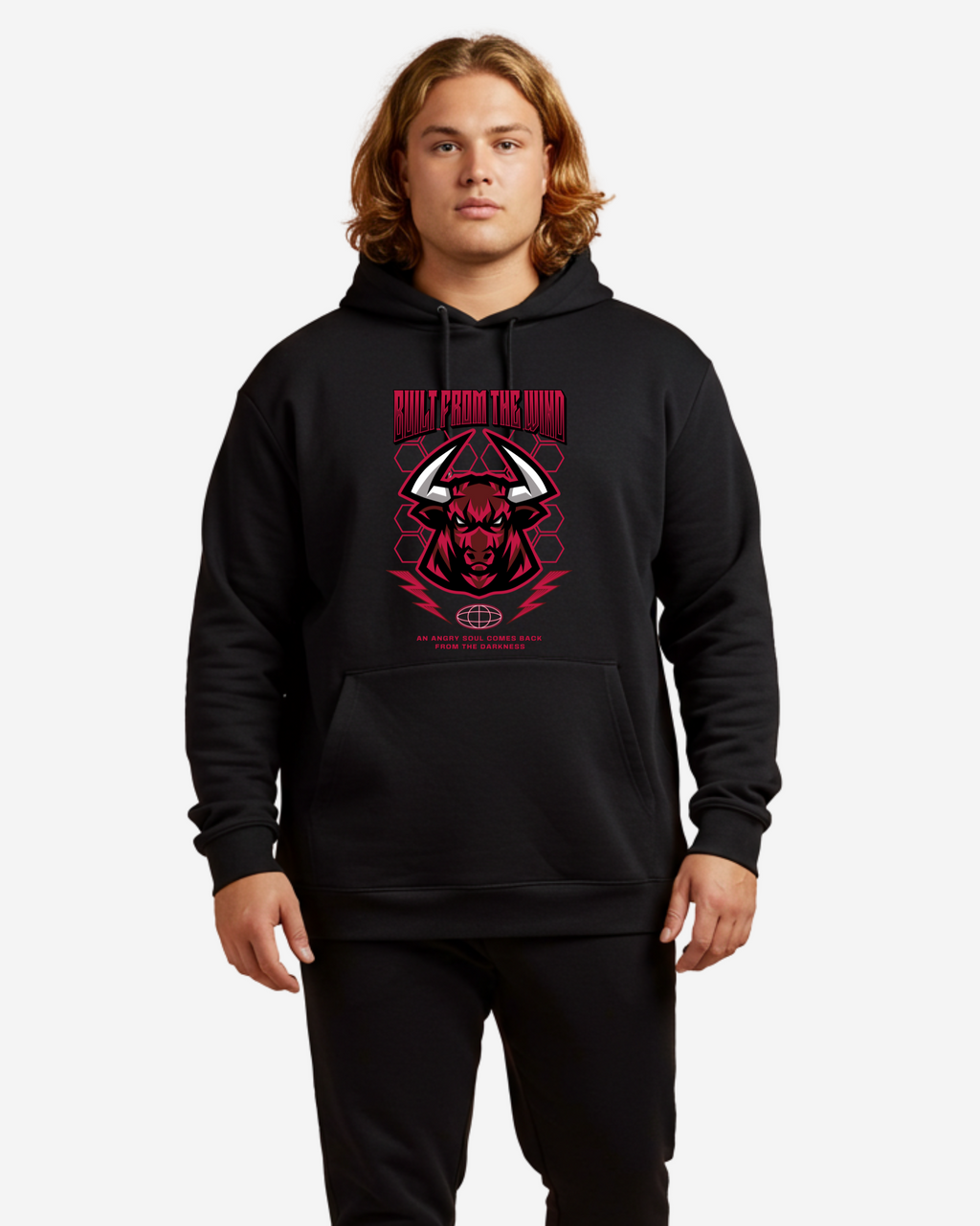 Bullshead Men's Oversized Hoodie