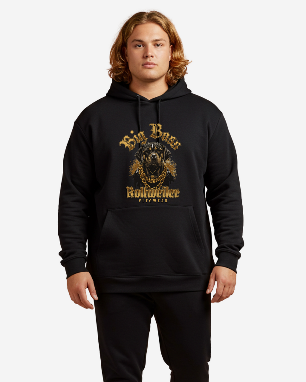 Big Boss Kennels Men's Oversized Hoodie