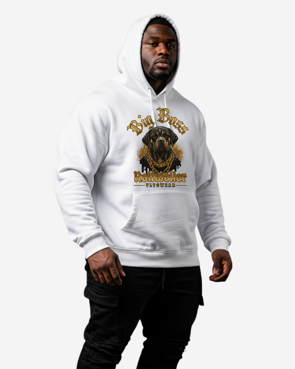 Big Boss Kennels Men's Oversized Hoodie