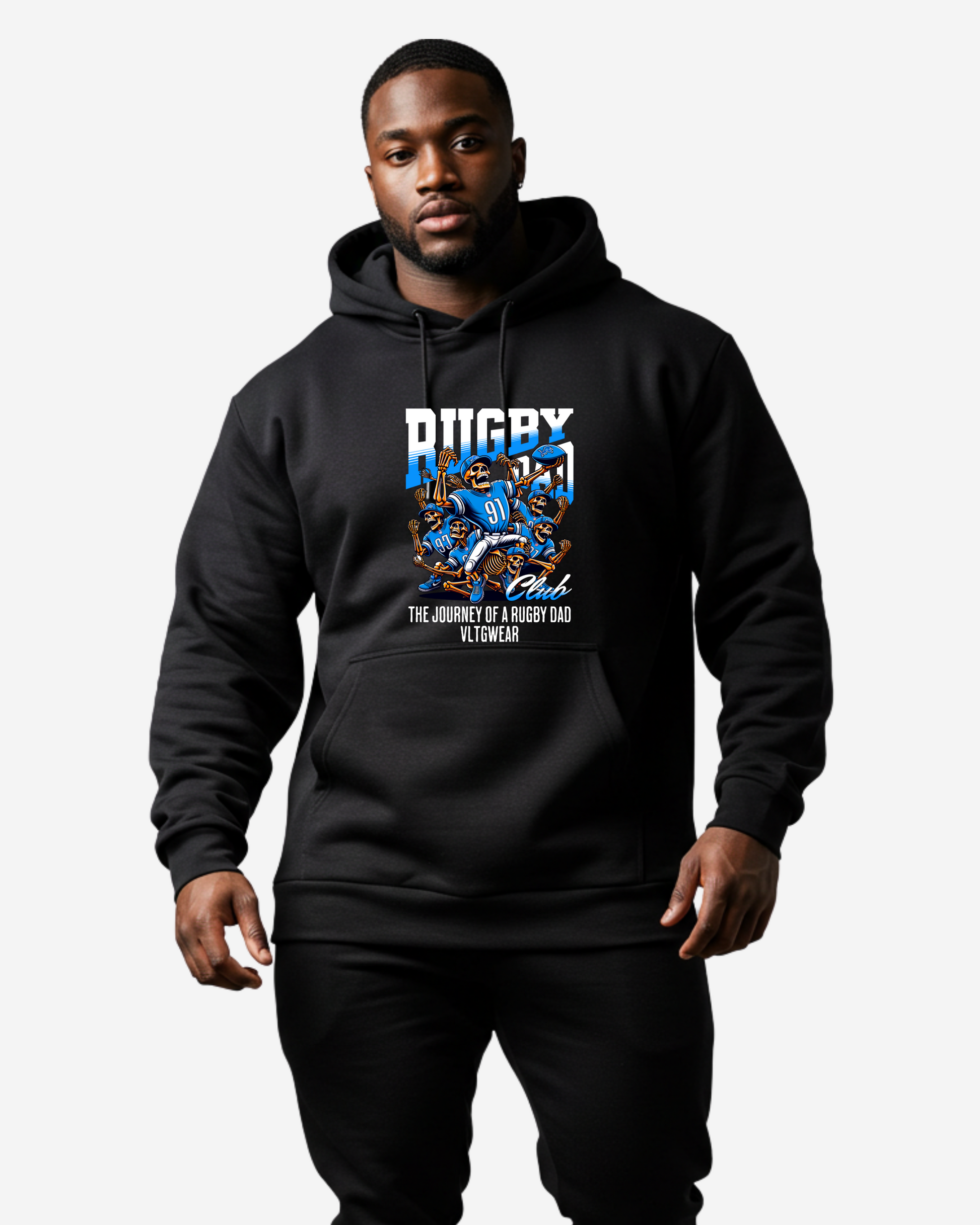 Rugby Dad Club Men's Oversized Hoodie