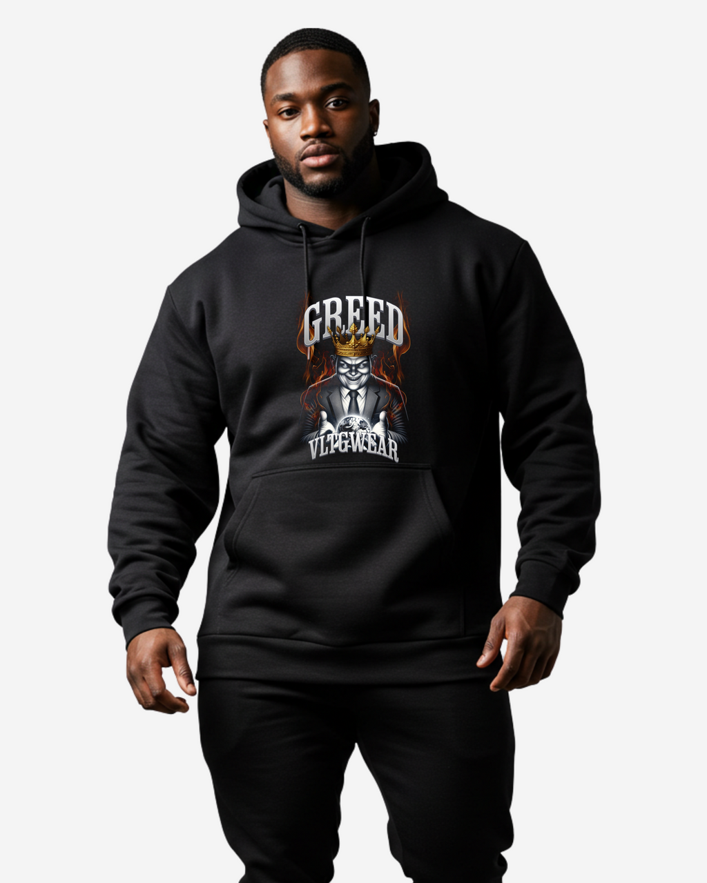 Greed Men's Oversized Hoodie