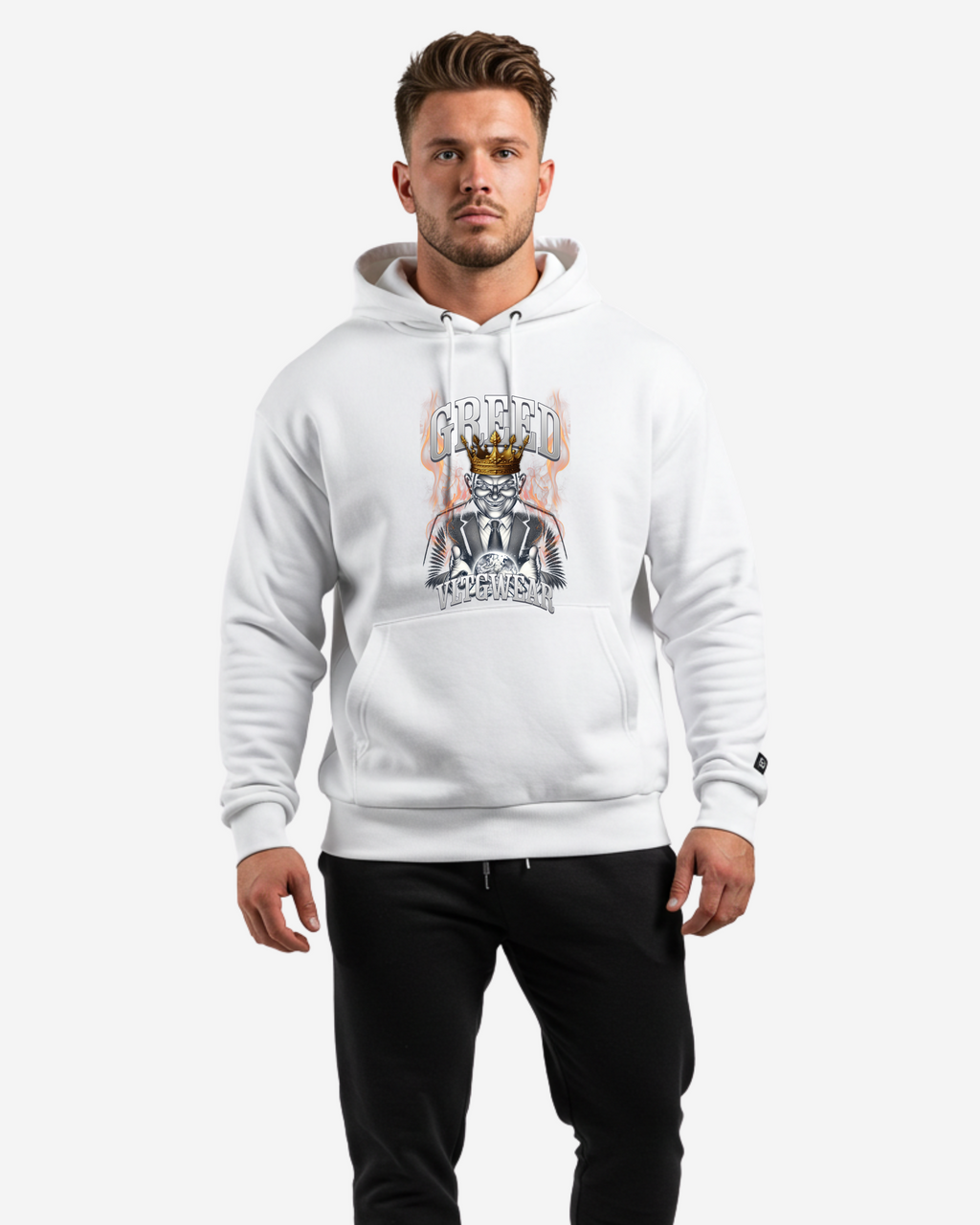 Greed Men's Oversized Hoodie