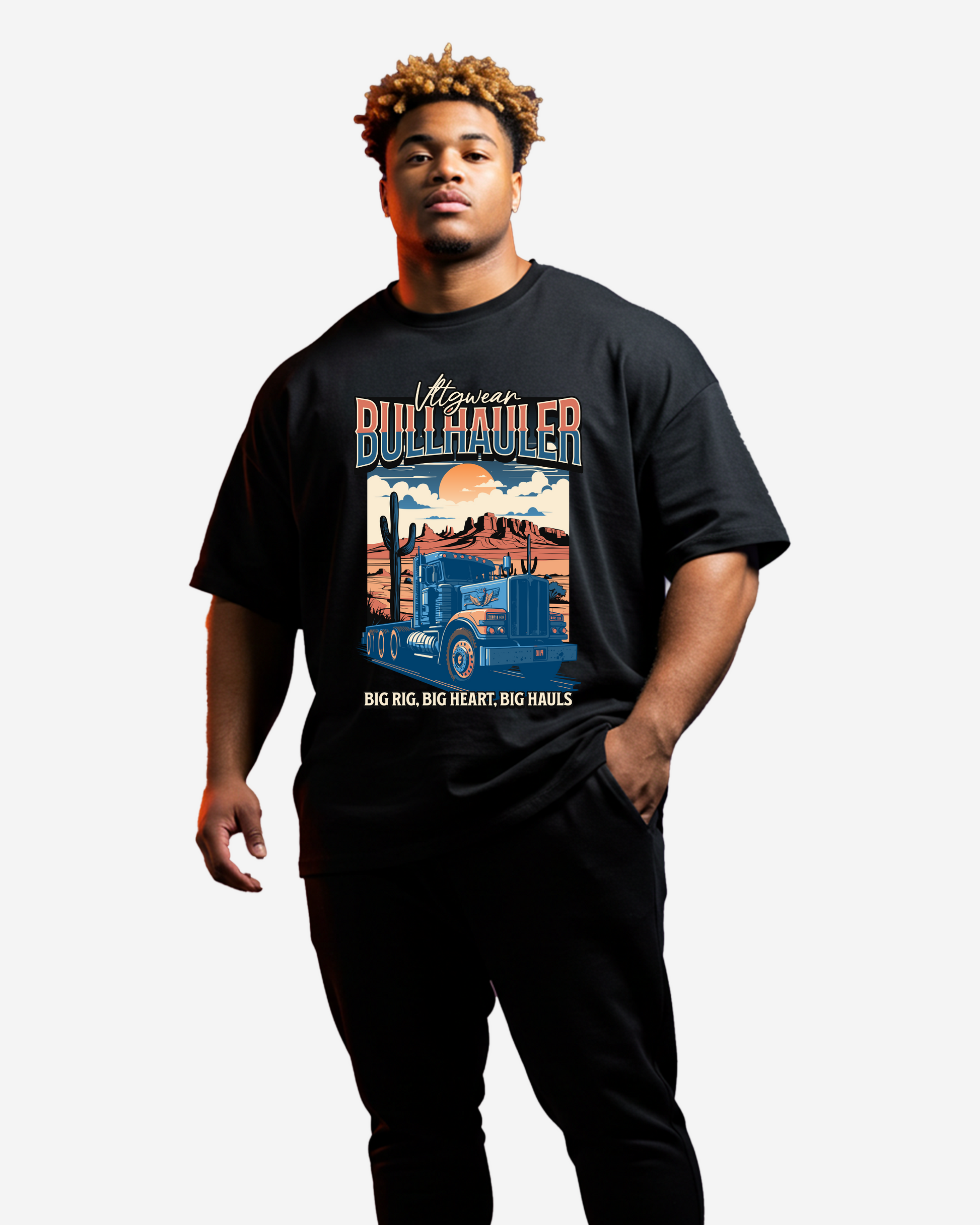American Bullhauler Men's Oversized T-Shirt