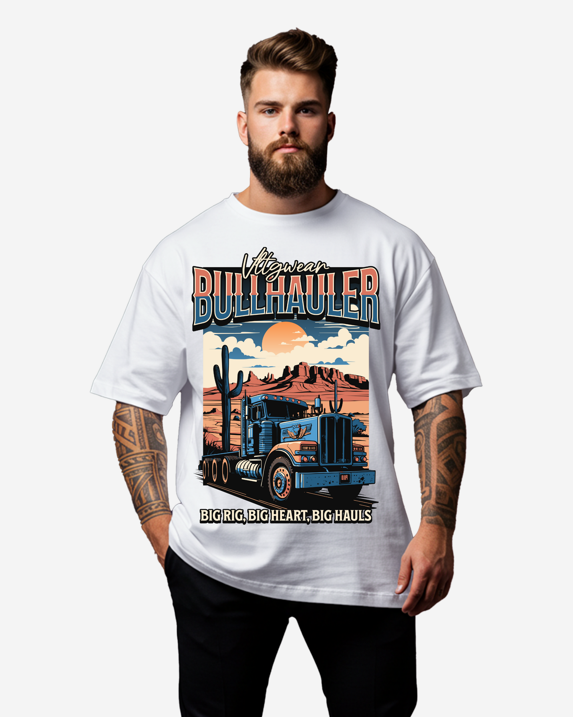 American Bullhauler Men's Oversized T-Shirt