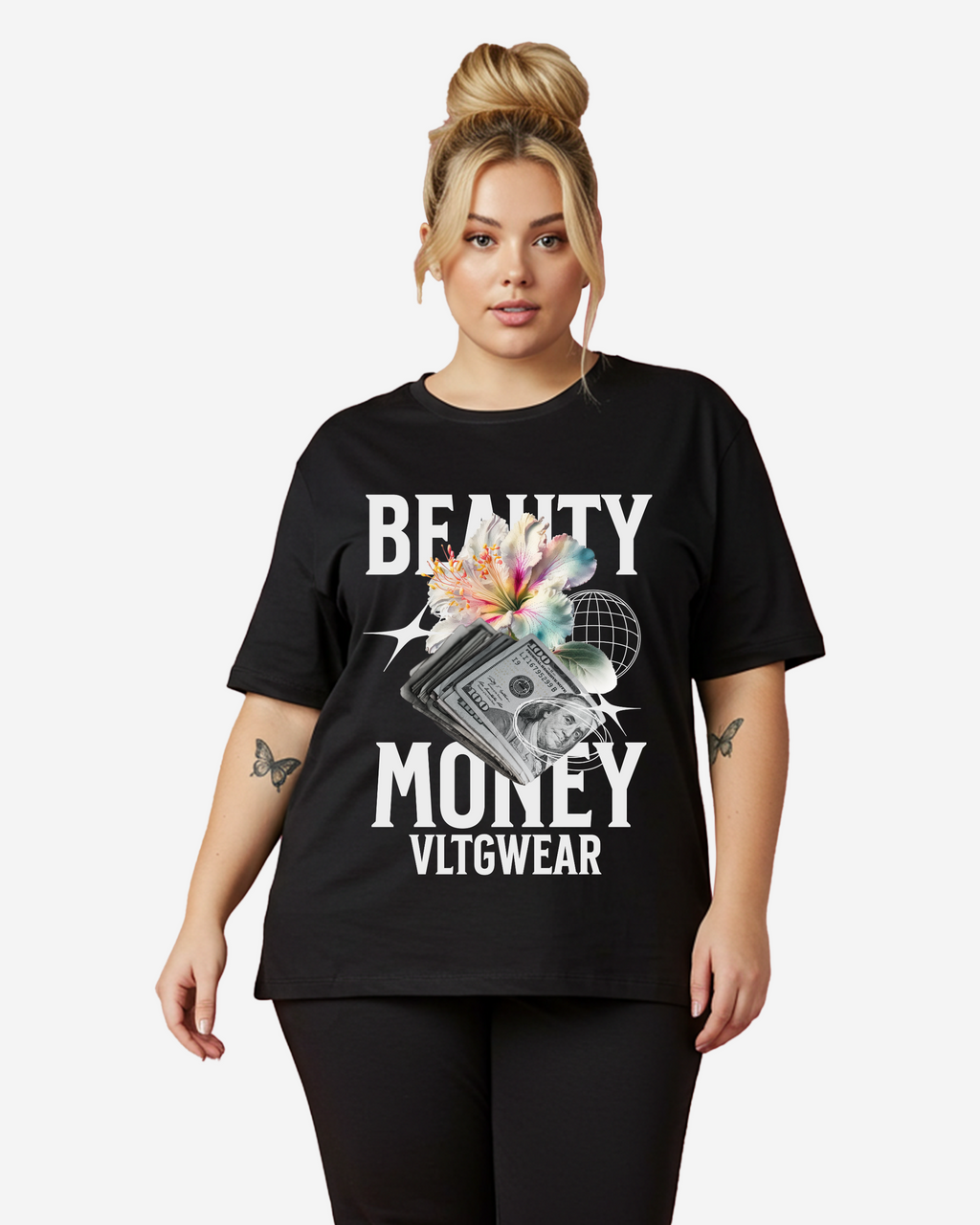 Beauty Money Women's Oversized T-Shirt