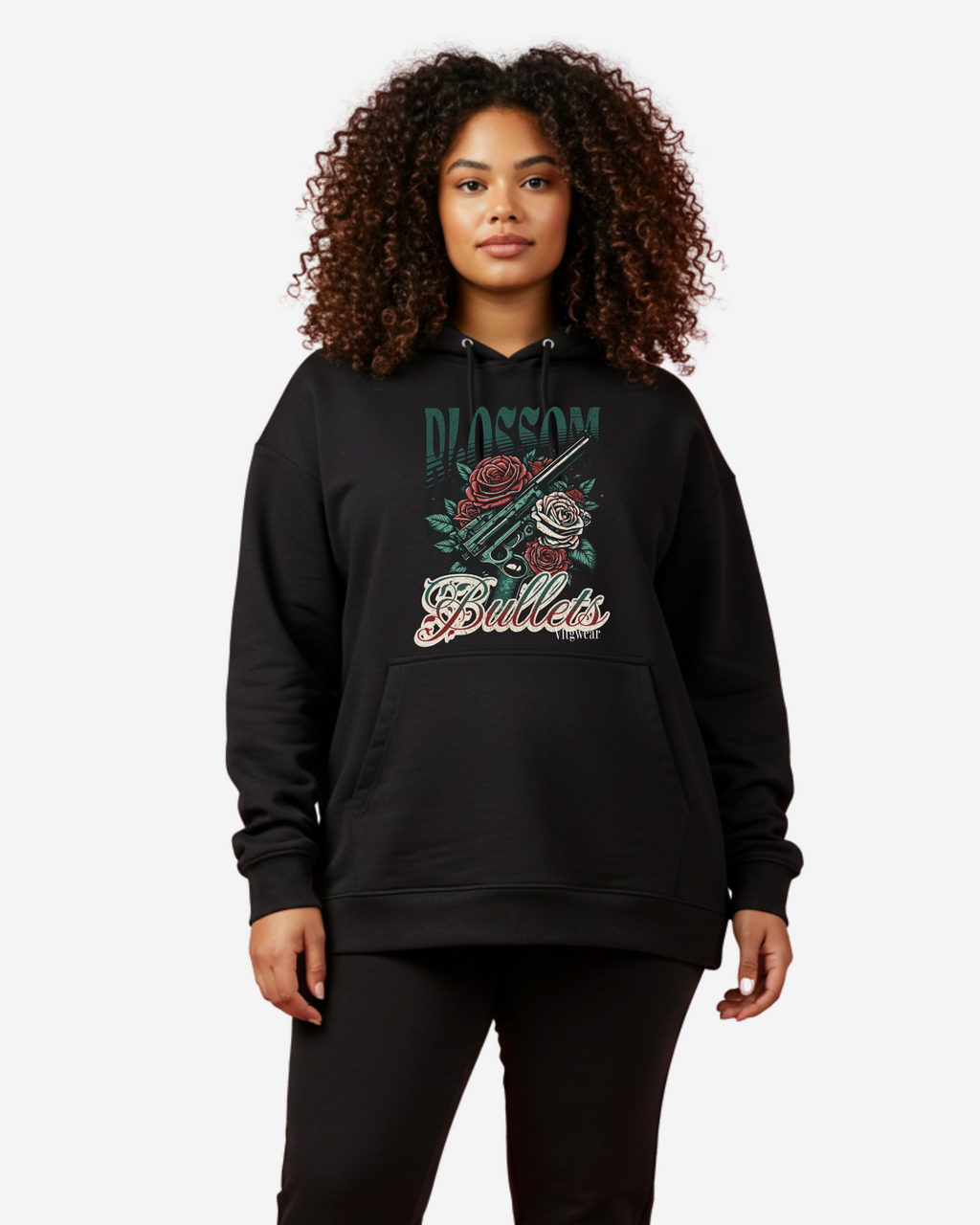 Blossom Bullets Women's Oversized Hoodie