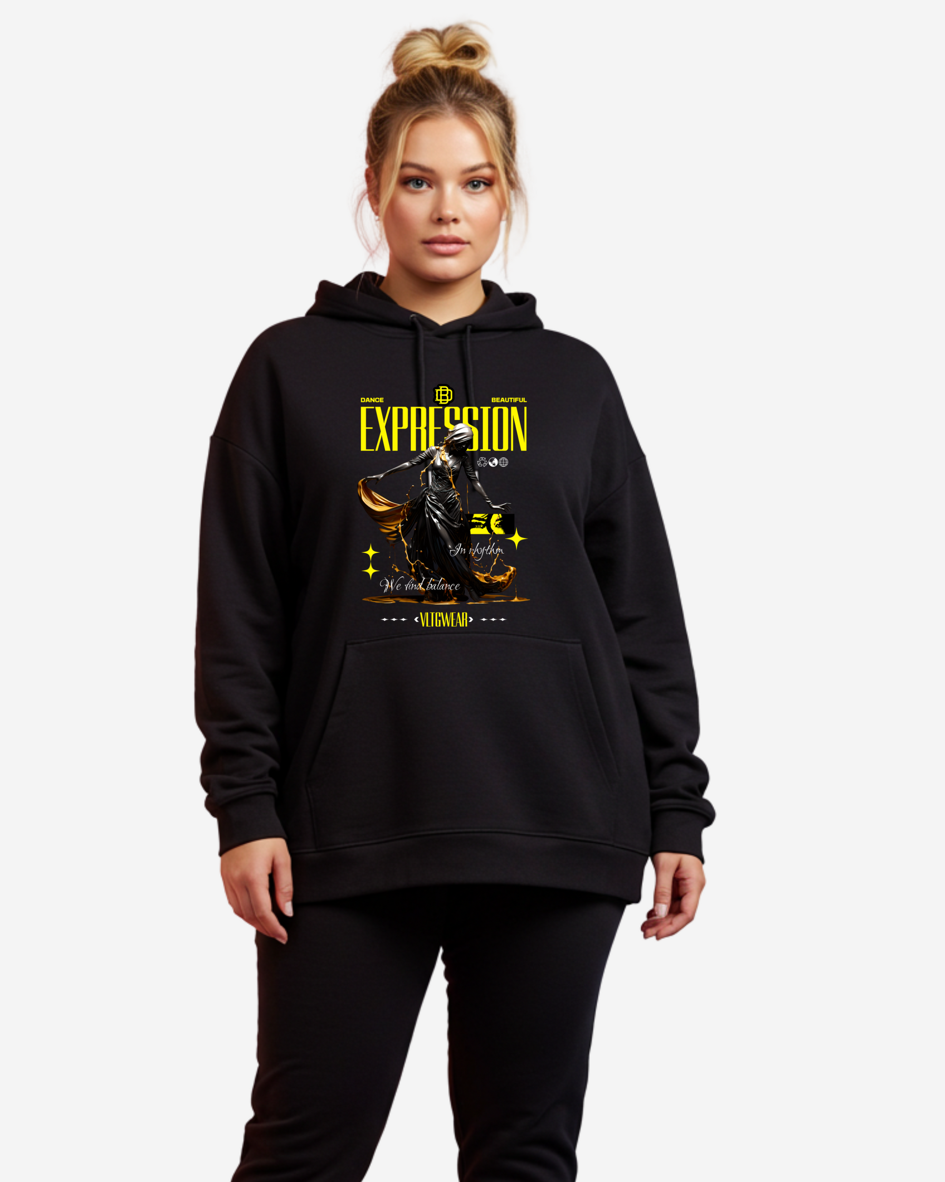 Dance Beautiful Expression Women's Oversized Hoodie