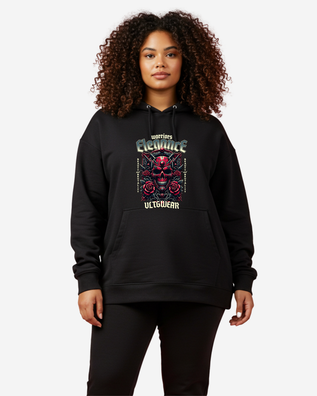 Warriors Elegance Women's Oversized Hoodie