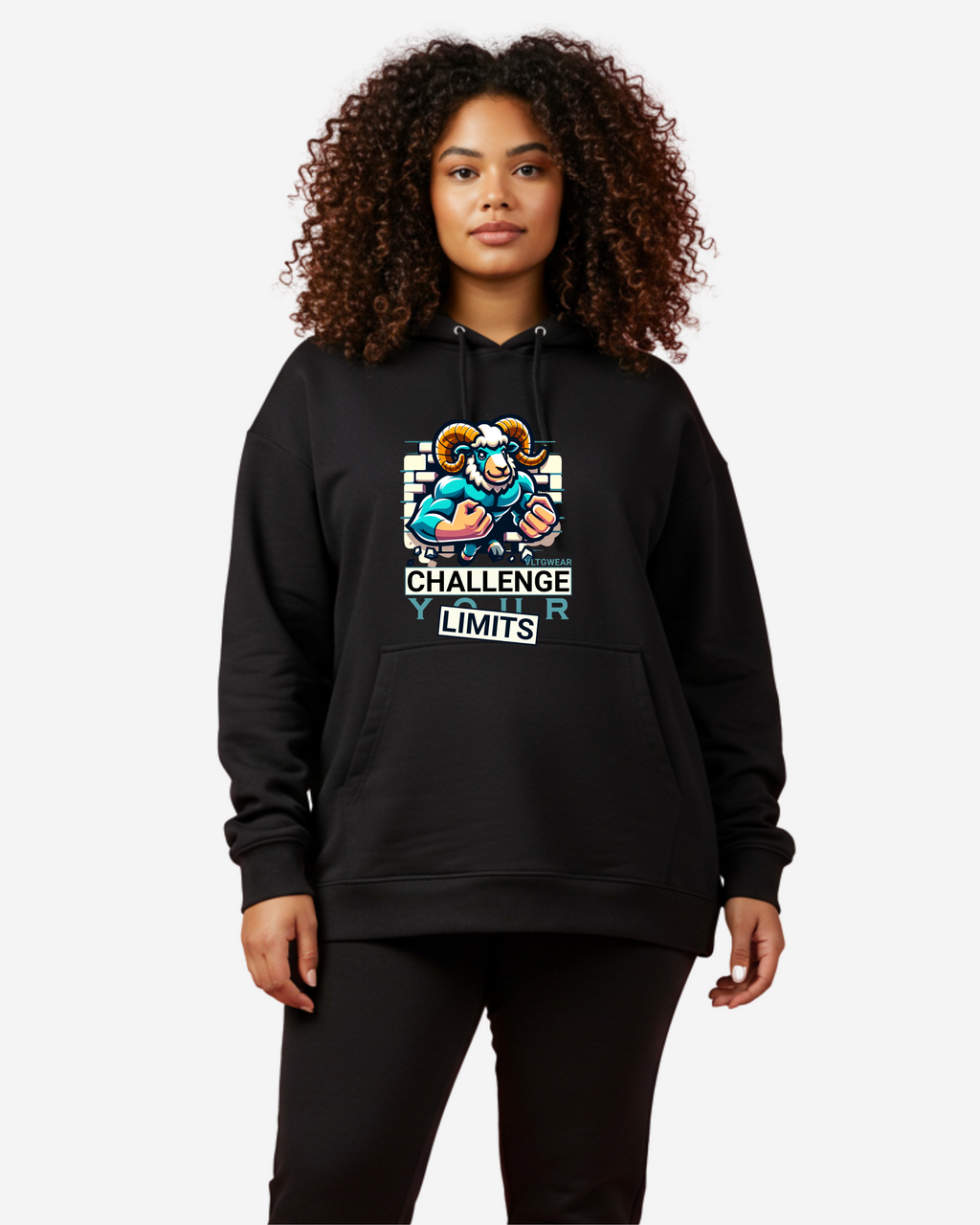 Challenge Your Limits Women's Oversized Hoodie
