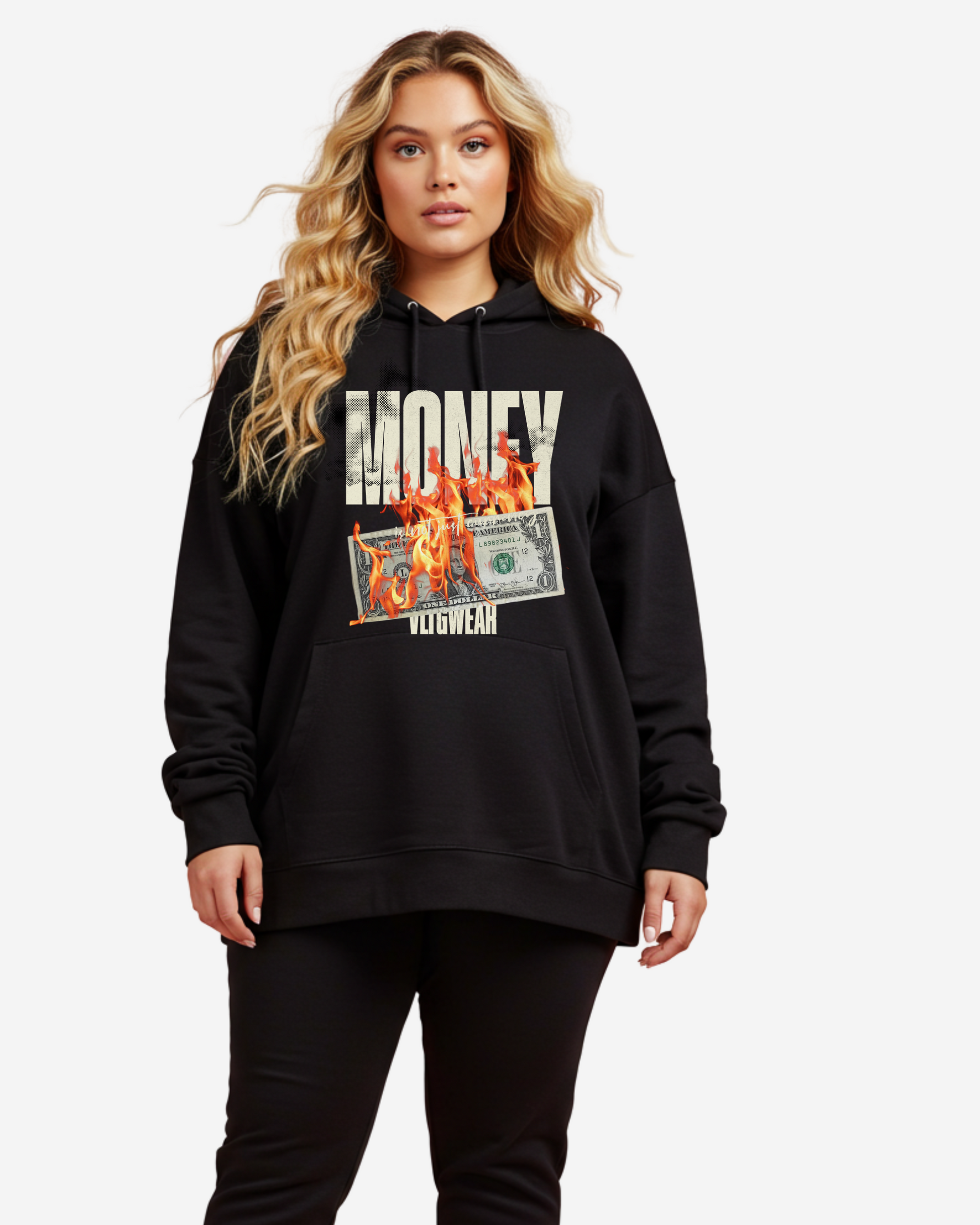 Money Power Women's Oversized Hoodie