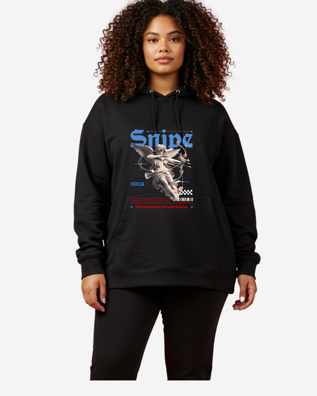 Snipe Streetwear Women's Oversized Hoodie