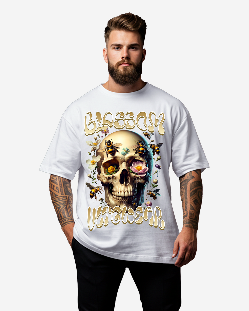 Blossom Men's Oversized T-Shirt