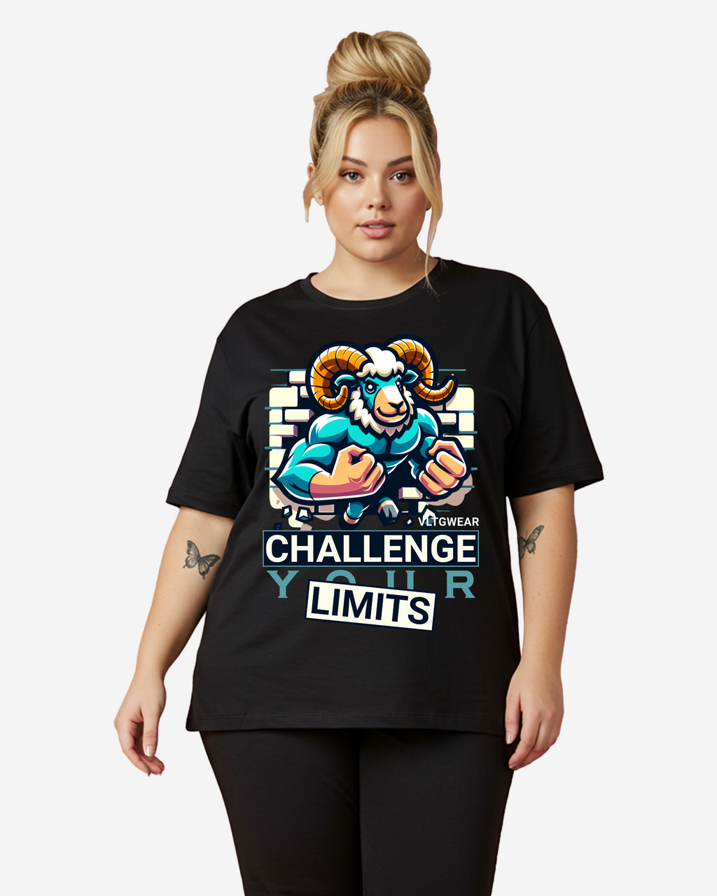 Challenge Your Limits Women's Oversized T-Shirt