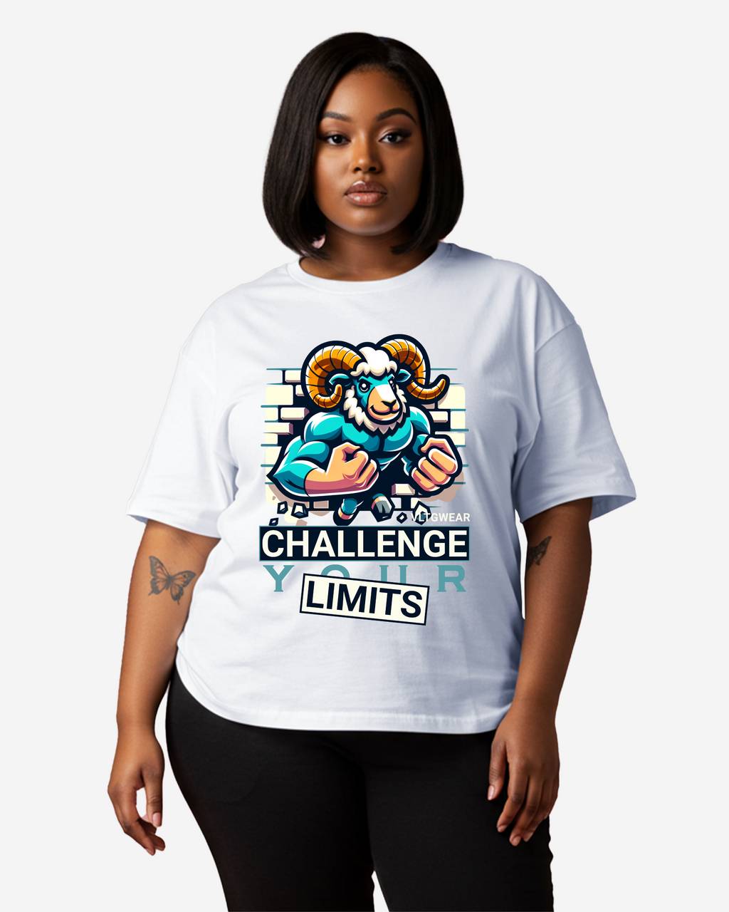 Challenge Your Limits Women's Oversized T-Shirt