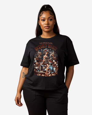 Rockabilly Royalty Women's Oversized T-Shirt