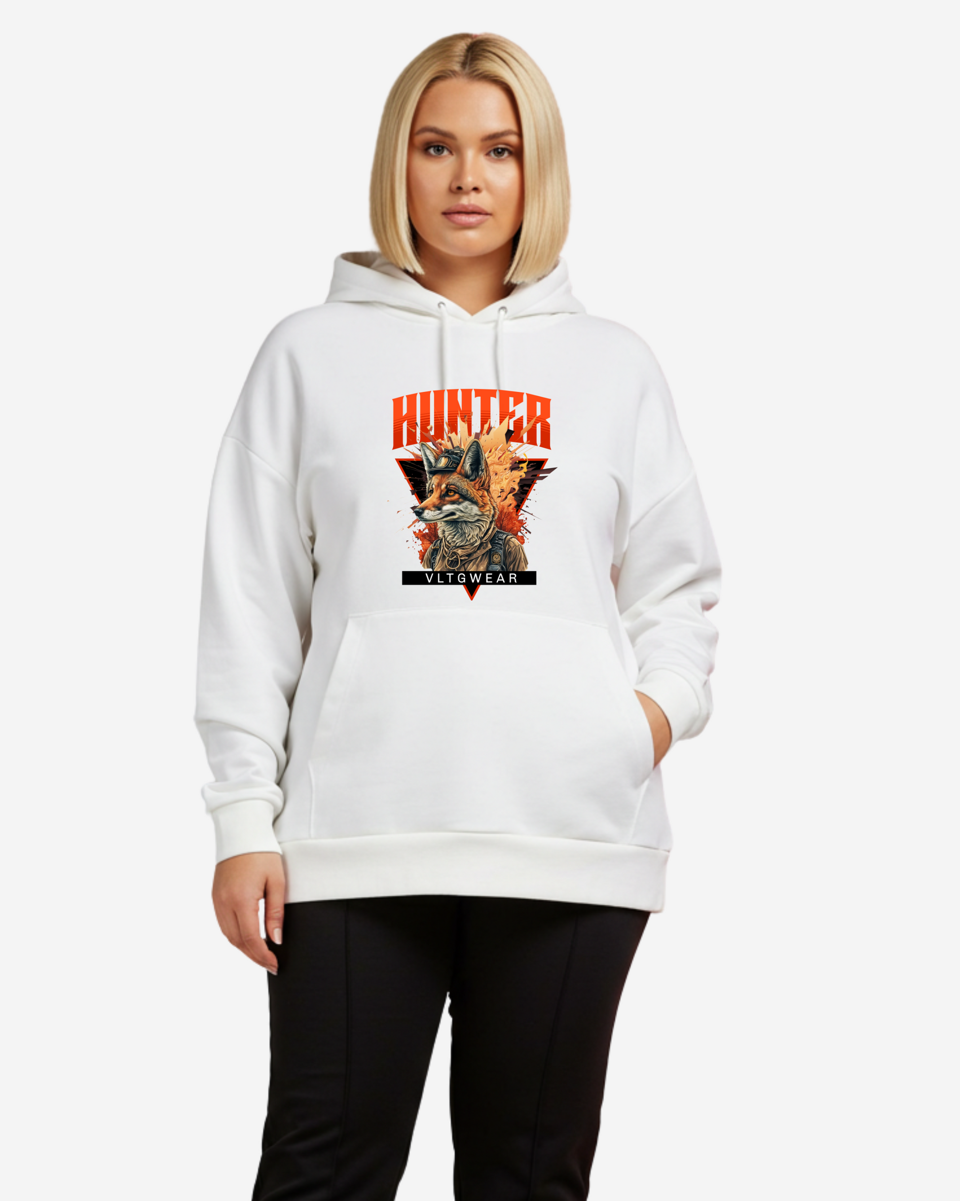 Fox Hunter Women's Oversized Hoodie