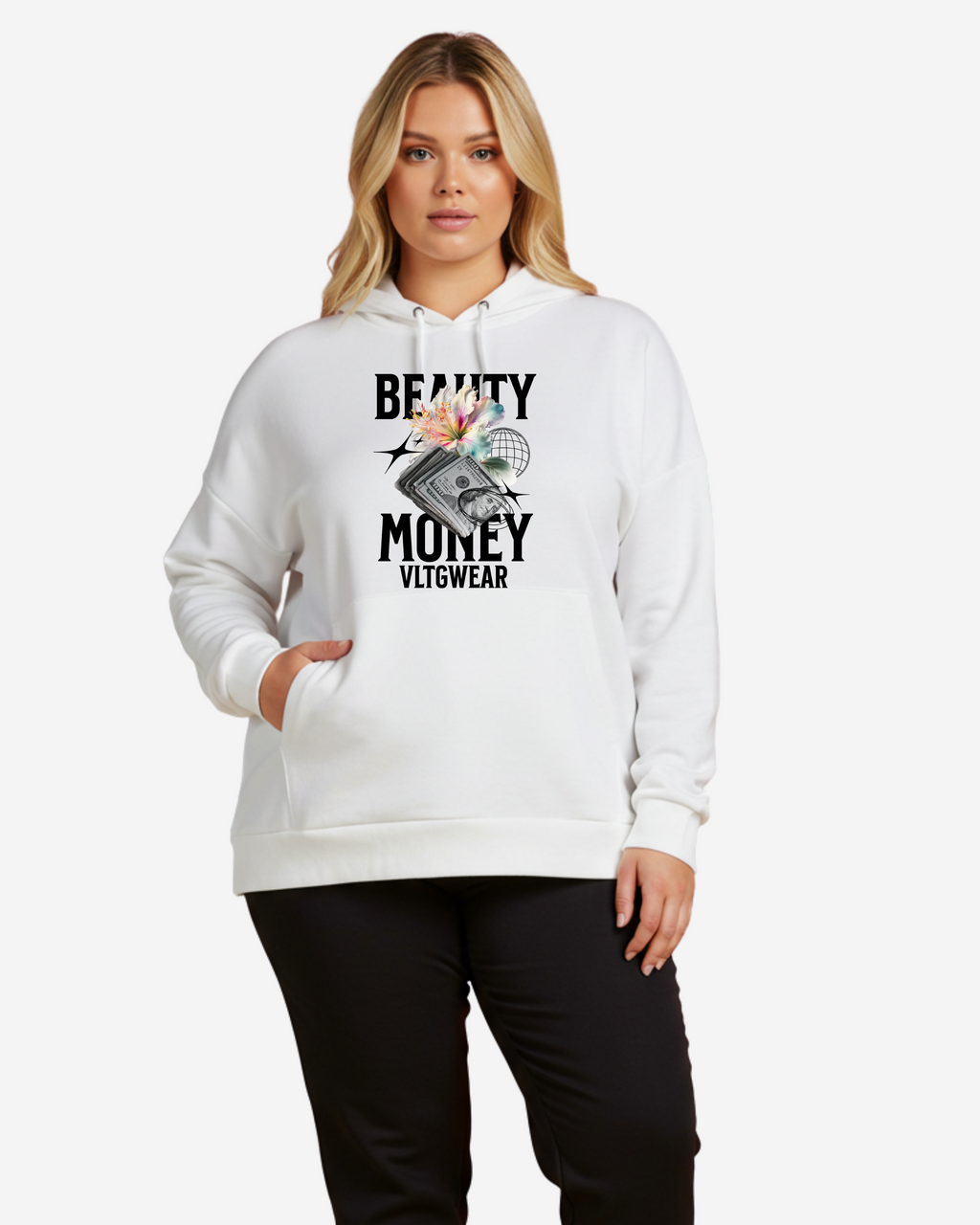 Beauty Money Women's Oversized Hoodie