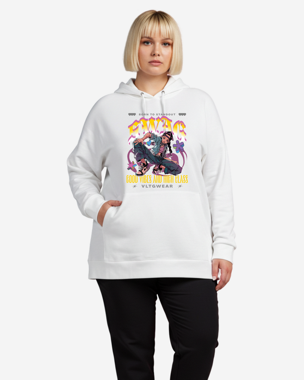 Born to Stand Out Women's Oversized Hoodie