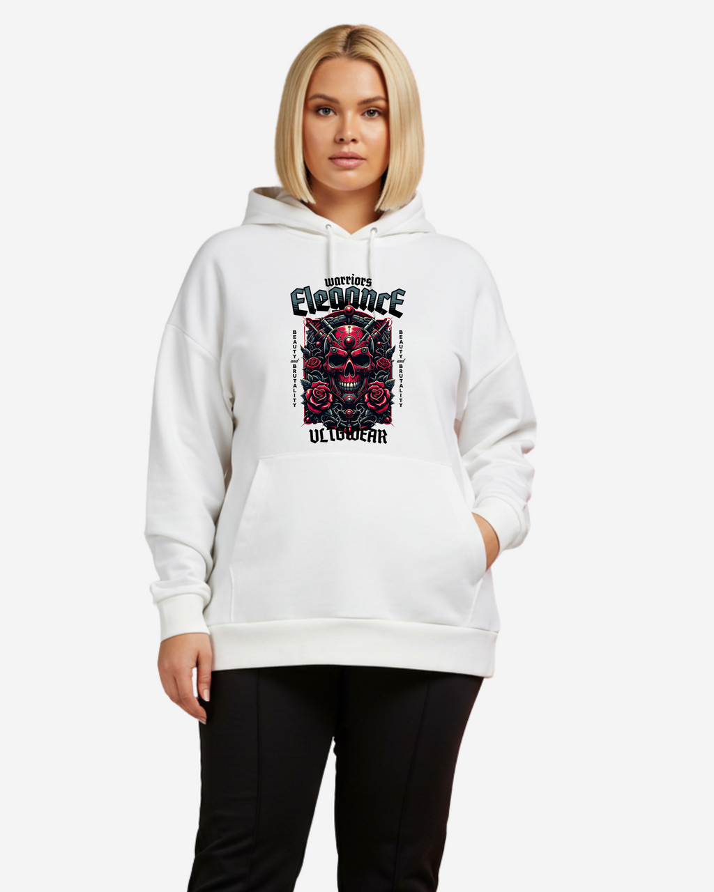Warriors Elegance Women's Oversized Hoodie