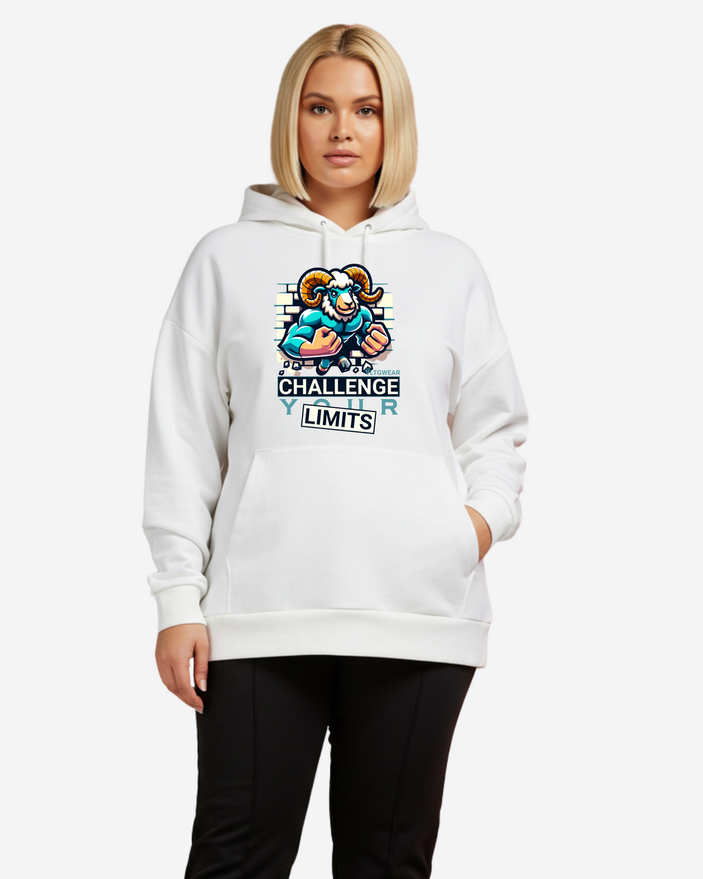 Challenge Your Limits Women's Oversized Hoodie