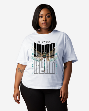 Wing Beat Elegant Women's Oversized T-Shirt