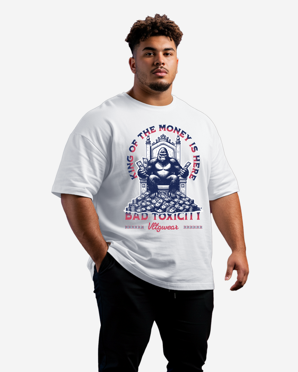 Bad Toxicity Men's Oversized T-Shirt