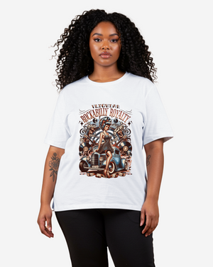 Rockabilly Royalty Women's Oversized T-Shirt